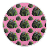 Bouton De Porte En Céramique Baril Cactus Knos (Devant)