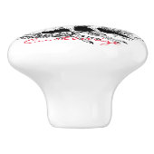 Bouton De Porte En Céramique Barne Owl Thunder_Cove (Côté)