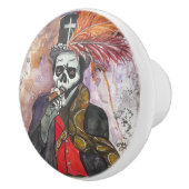 Bouton De Porte En Céramique Baron Samedi Ceramic Knob (Droite)