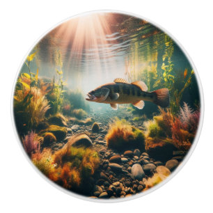 Bouton De Porte En Céramique Basse-bouche sous-marine