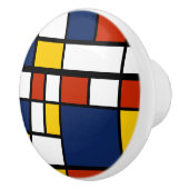 Bouton De Porte En Céramique bauhaus motif peinture géométrique abstraite mo (Droite)