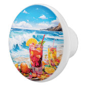 Bouton De Porte En Céramique Beach Bliss (Droite)