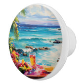 Bouton De Porte En Céramique Beach Bliss (Droite)