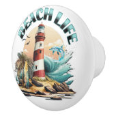 Bouton De Porte En Céramique Beach Life (Droite)