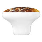 Bouton De Porte En Céramique Beau Cheval (Côté)