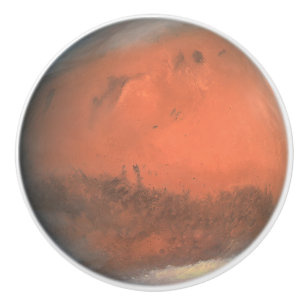 Bouton De Porte En Céramique Beau Mars Système Solaire Rouge Planète Aries