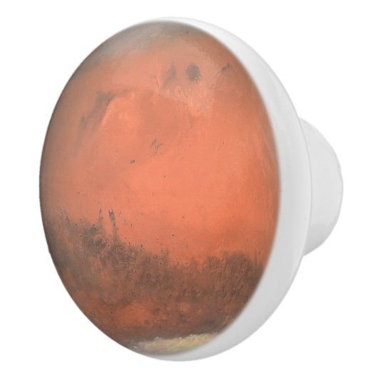 Bouton De Porte En Céramique Beau Mars Système Solaire Rouge Planète Aries (Droite)