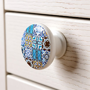 Bouton De Porte En Céramique 🤩 Beau mélange d'Azulejos 