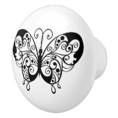 Bouton De Porte En Céramique Beau Papillon (Droite)