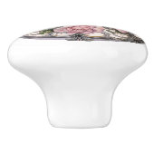 Bouton De Porte En Céramique Beau Rose (Côté)