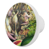 Bouton De Porte En Céramique Beaucoup d'hommes, beaucoup de melons, Budapest (Droite)