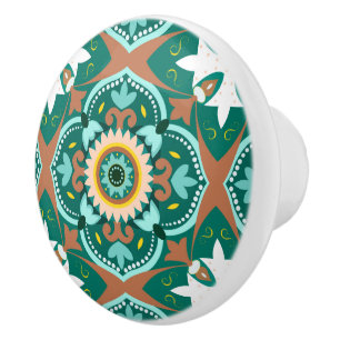 Bouton De Porte En Céramique 💚 💛 Beaux carreaux marocains