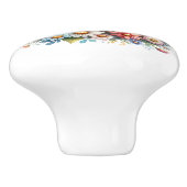 Bouton De Porte En Céramique Beaux Oiseaux (Côté)