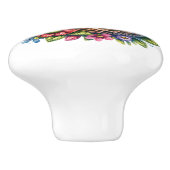 Bouton De Porte En Céramique Beaux Oiseaux (Côté)