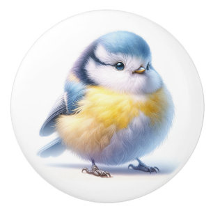 Bouton De Porte En Céramique Beaux Oiseaux