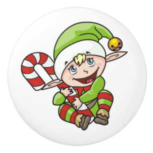 BOUTON DE PORTE EN CÉRAMIQUE BÉBÉ ELF