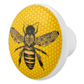 Bouton De Porte En Céramique Bee victorienne (Droite)