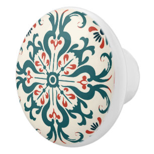 Bouton De Porte En Céramique Belle fausse tuile espagnol