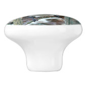 Bouton De Porte En Céramique Belle Jay Bleu (Côté)