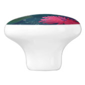 Bouton De Porte En Céramique Belle Koi (Côté)