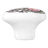 Bouton De Porte En Céramique Belle Rose (Côté)