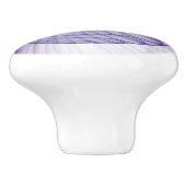 Bouton De Porte En Céramique Belle Swing Moderne Art Fractal Abstrait Rose (Côté)