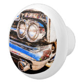 Bouton De Porte En Céramique Belle voiture classique (Droite)