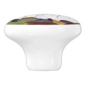 Bouton De Porte En Céramique Bêta bleu (Côté)