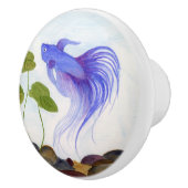 Bouton De Porte En Céramique Bêta bleu (Droite)