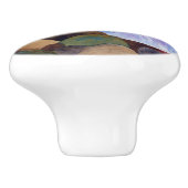 Bouton De Porte En Céramique Bêta bleu (Côté)