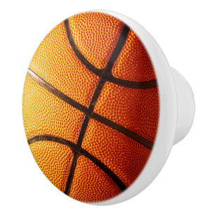 Bouton De Porte En Céramique Big Orange Pimply Basket