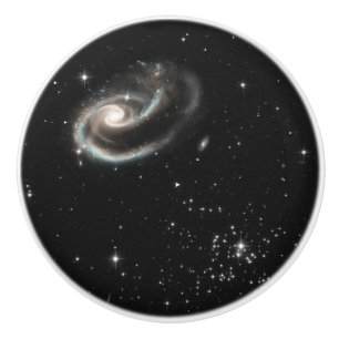 Bouton De Porte En Céramique Black Space tourbillonnant Vortex Stars Galaxy