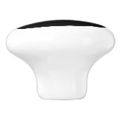 Bouton De Porte En Céramique Black Swan Design Personalised (Côté)