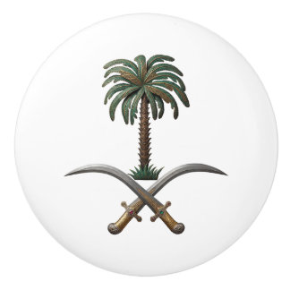 Bouton De Porte En Céramique blason armoiries drapeau pays symbole héraldique n