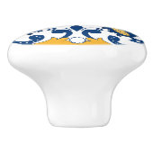 Bouton De Porte En Céramique 💙 bleu 💛 bleu de beautiful (Côté)