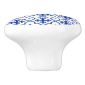 Bouton De Porte En Céramique Bleu marocain (Côté)
