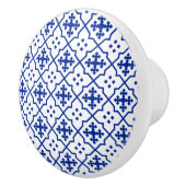 Bouton De Porte En Céramique Bleu marocain (Droite)