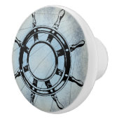Bouton De Porte En Céramique Bleu Nautique (Droite)