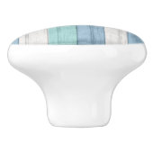 Bouton De Porte En Céramique Bleu Rustique Plage Nautique Bleu Bleu Brise (Côté)