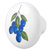 Bouton De Porte En Céramique Bleuets à main (Droite)