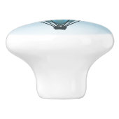 Bouton De Porte En Céramique Blue Hot (Côté)