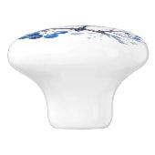 Bouton De Porte En Céramique Bluebird et Blueberries (Côté)