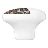 Bouton De Porte En Céramique Bobwhite Quail Head (Côté)