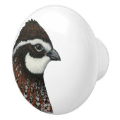 Bouton De Porte En Céramique Bobwhite Quail Head (Droite)