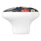 Bouton De Porte En Céramique Boho Feathered Whimsy (Côté)