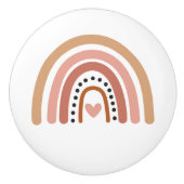Bouton De Porte En Céramique Boho Rainbow Ceramic Knob (Devant)