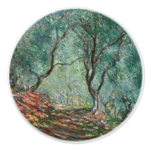 Bouton De Porte En Céramique Bois d'olivier dans les jardins de Moreno (par Mon