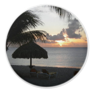 Bouton De Porte En Céramique Bonaire Coucher de soleil en céramique