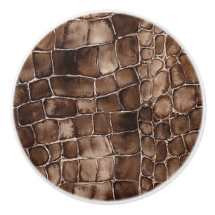 Bouton De Porte En Céramique Bonbons au chocolat Brown