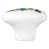 Bouton De Porte En Céramique Bonne Gnome forestière (Côté)